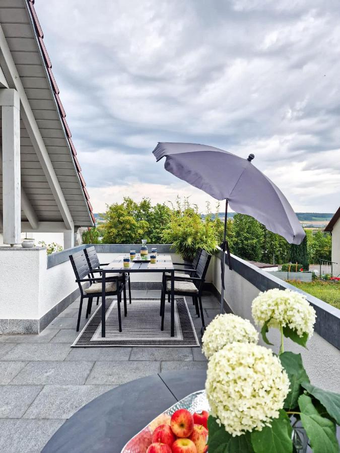 Ferienwohnung -Time To Relax- Bei Bamberg, Mit Herrlichem Blick Auf Das Maintal Viereth-Trunstadt Buitenkant foto